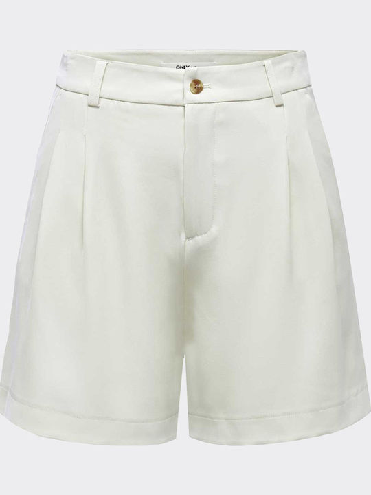 Women's High-waisted Shorts Cloud Dancer