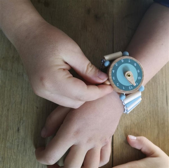 Egmont Rollenspielzeug Uhr aus Holz