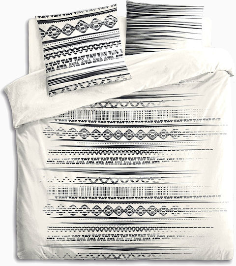 Σετ Υπέρδιπλη 240x260cm A-S Ethnic Λευκή