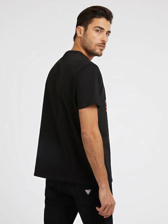 Guess Men's Short Sleeve T-shirt Black