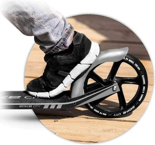 Soke Kids Scooter Foldable City 2-Wheel Gray