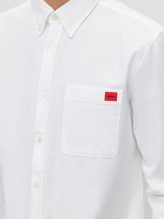 Evito Long-sleeved Cotton Shirt White