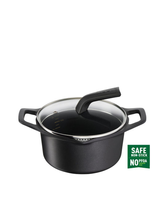 Tefal Robusto Βαθιά Κατσαρόλα από Χυτό Αλουμίνιο 2.8lt / 20cm