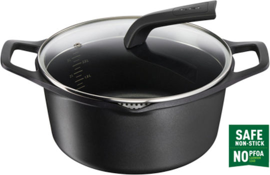 Tefal Robusto Tiefer Topf aus Gussaluminium 4.4Es / 24cm