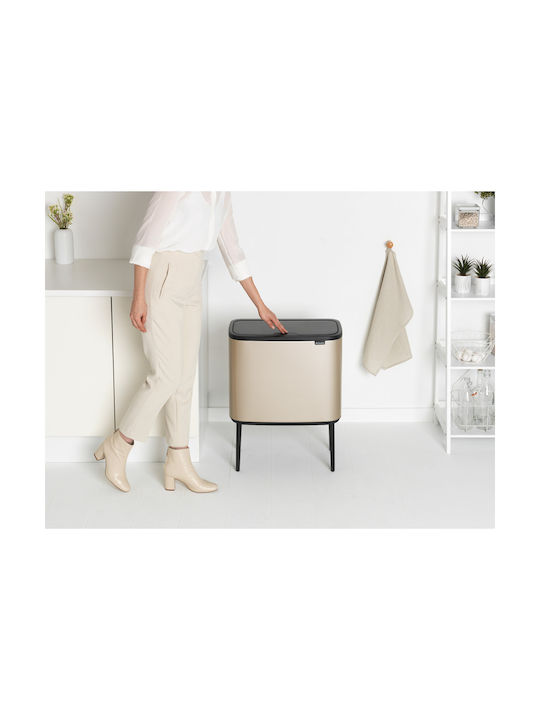 Brabantia Bo Coș de Gunoi Champagne 33lt 1buc