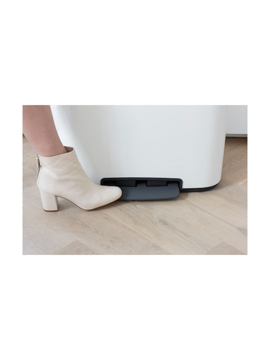 Brabantia Bo Waste Bin Recycling with Pedal White 34lt 1pcs