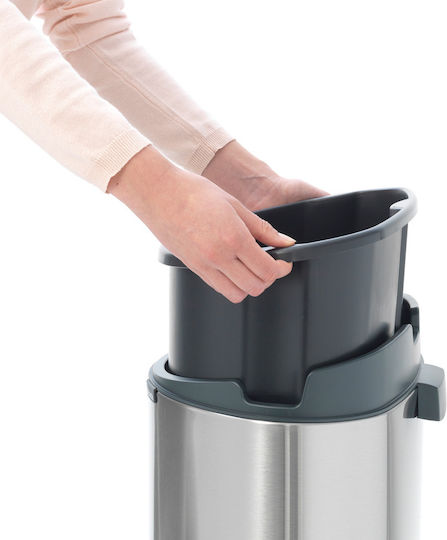 Brabantia Brabantia Touch New Waste Bin Metallic with Sensor Platinum 40L