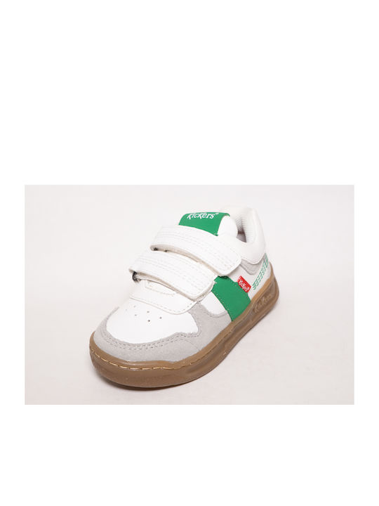 Kickers Kids Sneakers with Scratch White