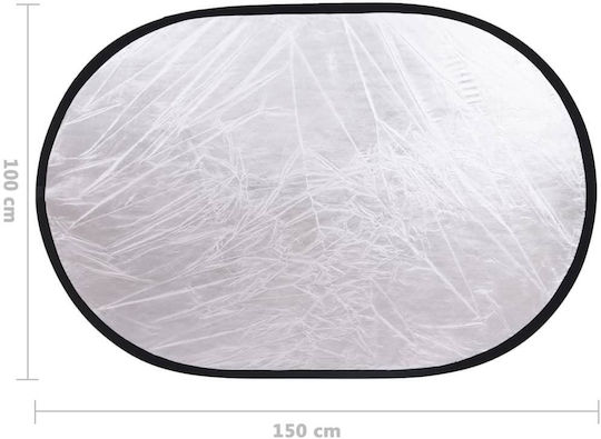 vidaXL Lighting Kit for Studio with Lights, Background, and Reflector Set