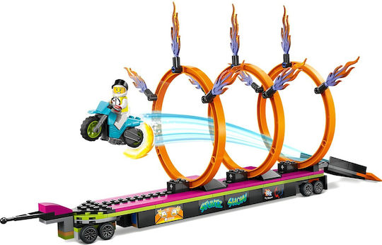 LEGO City Stunt Truck & Ring of Fire Challenge For Age 6+