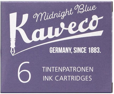 Kaweco Replacement Ink for Pen Midnight Blue 6pcs 1ml