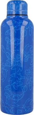 Stor Kids Stainless Steel Thermos Water Bottle Blue 515ml