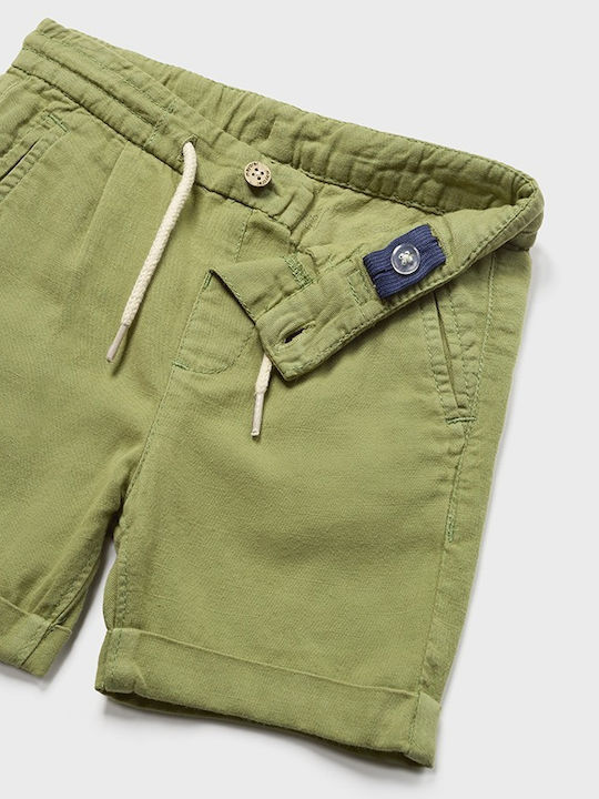 Șort/Salopetă Copii din Material Textil Kaki