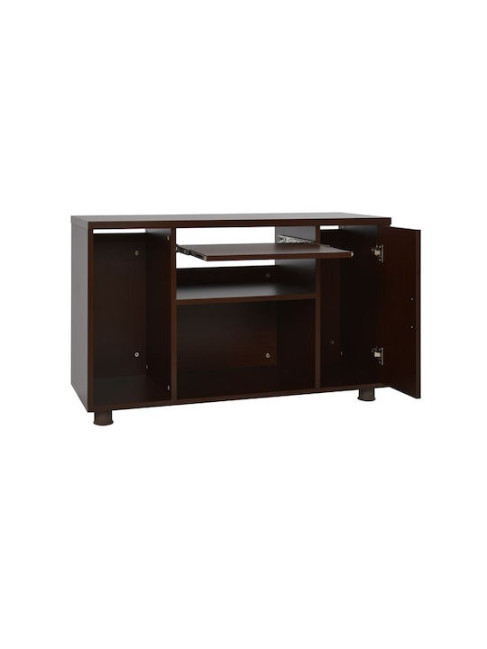 Ξύλινο Ντουλάπι Γραφείου με Κλειδαριά Wenge 80x40x82cm