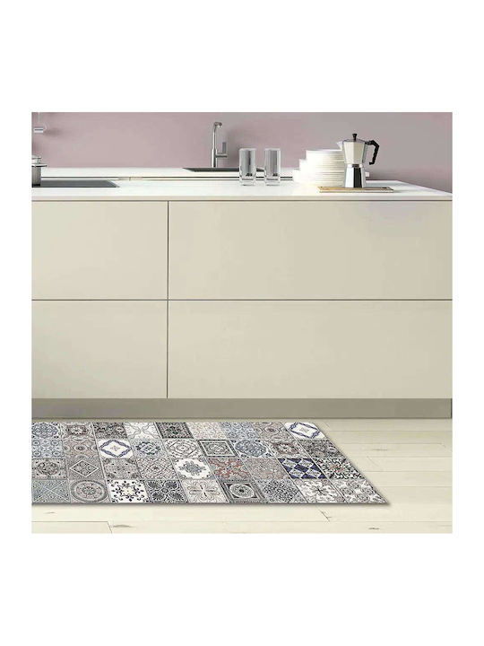 Ango Kitchen Mat Runner Waterproof with Anti-slip Underlay Gray 50x180εκ.