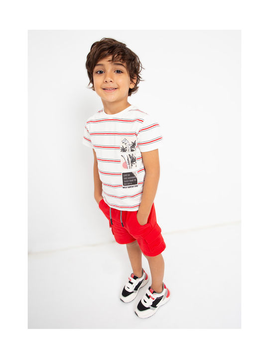 Mayoral Kids Shorts/Bermuda Fabric Red