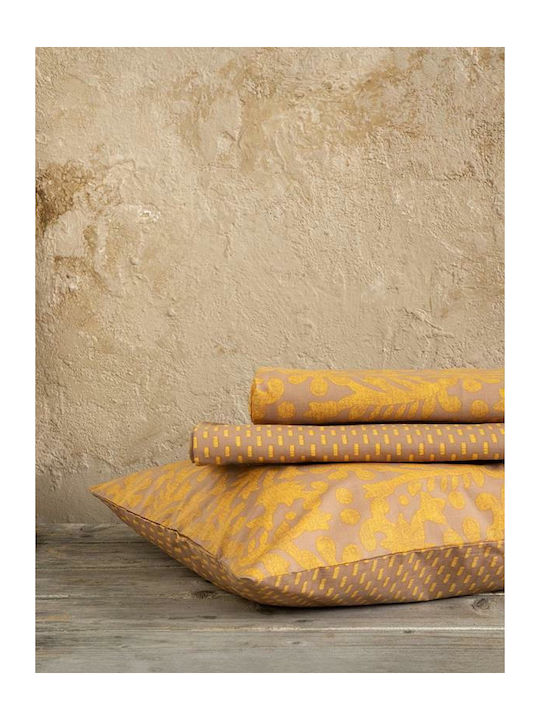 Nima Salma Покривало Единично Памук Deep Orange 160x245см
