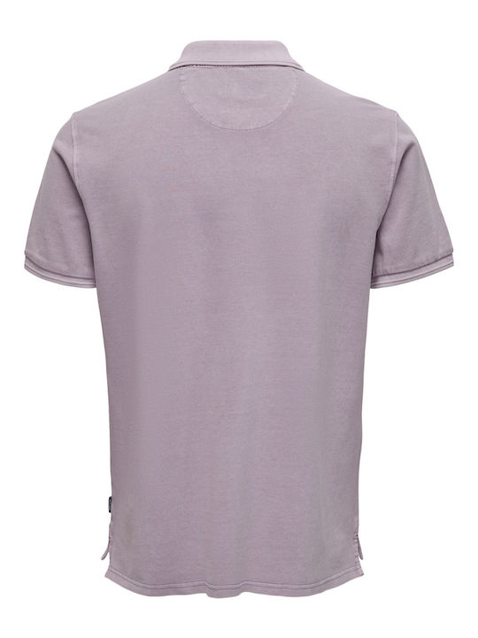 22021769 Polo T-shirt Purple Ash 22021769