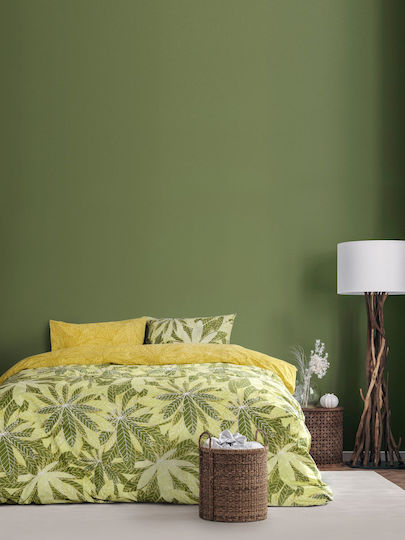 Kocoon Raellia Coverlet Single Cotton Green 160x245cm