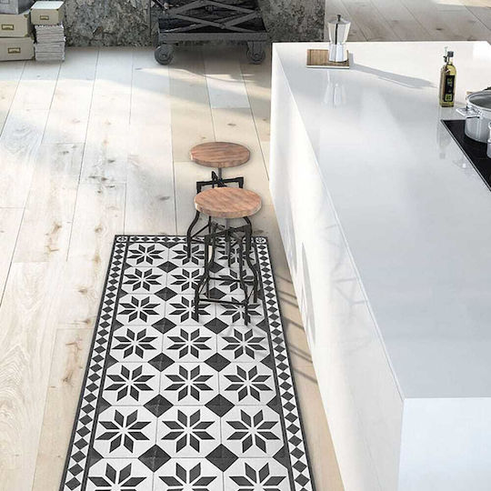 Ango Old Style Χαλάκι Κουζίνας Διάδρομος Αδιάβροχο 50x180cm 83135 Μαύρο Ango Old Style Χαλάκι Κουζίνας Διάδρομος Αδιάβροχο 50x180cm 83135 Μαύρο
