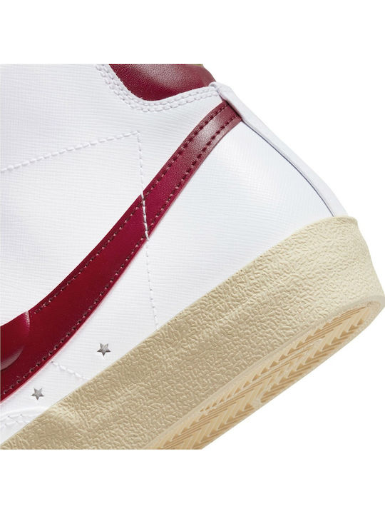 Blazer Mid '77 SE Γυναικεία Μποτάκια White / Muslin / Metallic Gold Star / Team Red