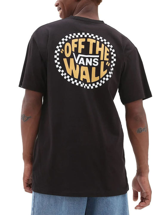 Vans Insider Off The Wall T-shirt Bărbătesc cu Mânecă Scurtă Negru