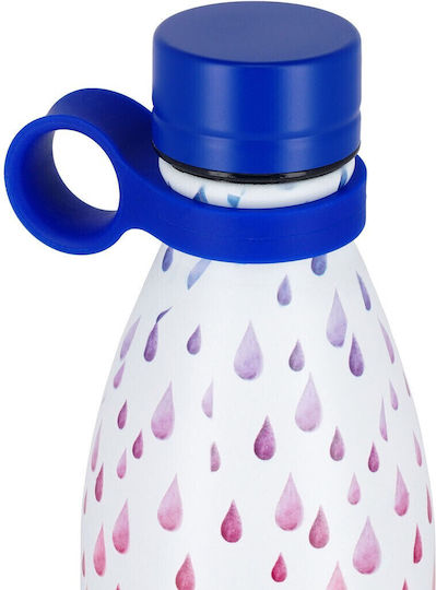 Legami Milano Hot&Cold Recyclable Thermos Bottle Stainless Steel BPA Free 800ml After Rain
