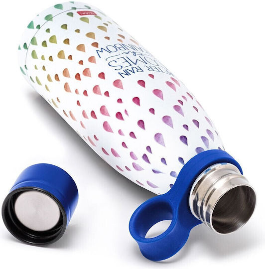 Legami Milano Hot&Cold Recyclable Thermos Bottle Stainless Steel BPA Free 500ml After Rain
