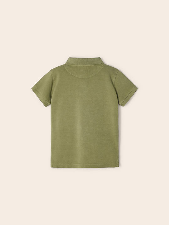 Mayoral Kids Polo Short Sleeve Khaki