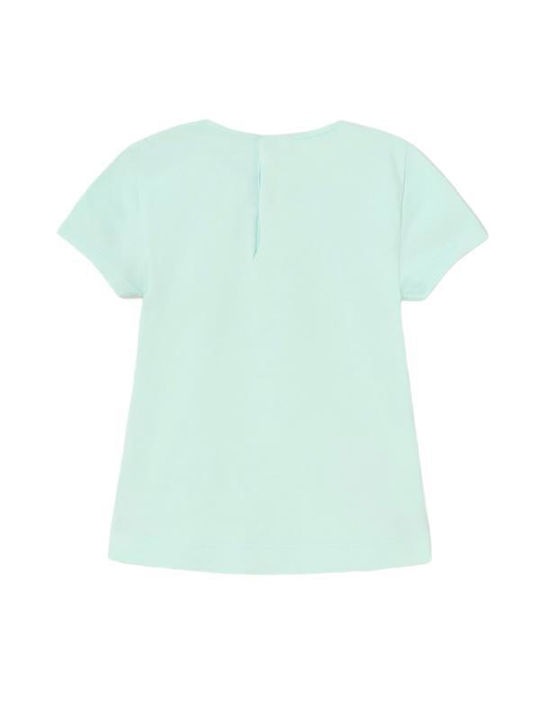 Mayoral Kids Blouse Short Sleeve Turquoise