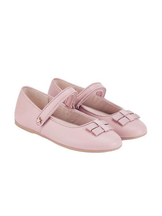 Mayoral Kids Ballerinas with Hoop & Loop Closure Pink