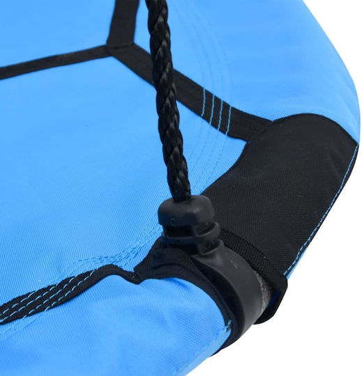 vidaXL Plastic Hanging Swing Nest 100x100x100cm Blue