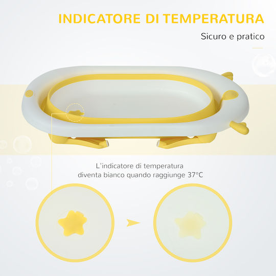 HomCom Baby Bath Yellow