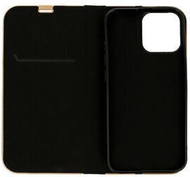 Powertech Book Synthetic Leather Black (iPhone 14 Pro Max)