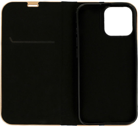 Powertech Book Synthetic Leather Black (iPhone 14 Pro Max)