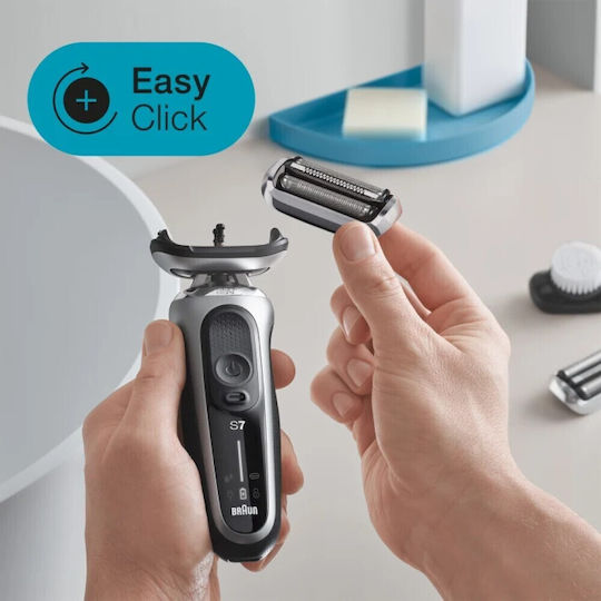 Braun Series 7 71-S1000S Περιστρεφόμενη Ξυριστική Μηχανή Προσώπου Επαναφορτιζόμενη