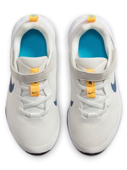 Revolution Revolution 6 Kids Sports Shoes Running with Hoop & Loop Closure White