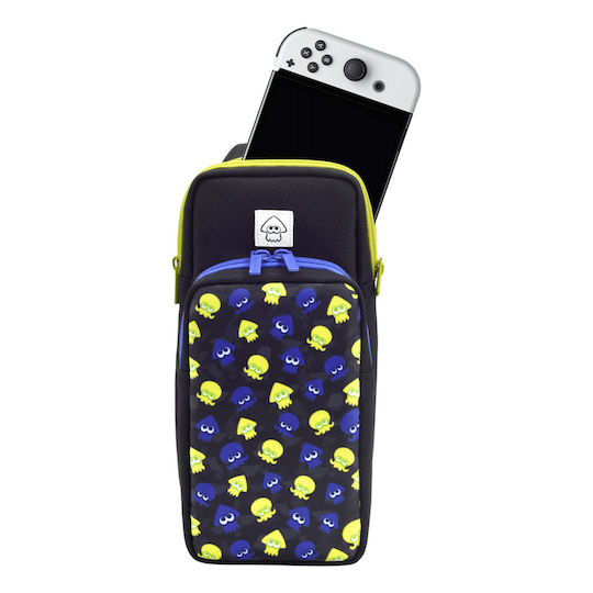 Hori Adventure Pack (Splatoon 3) Текстил Калъф за носене за конзола Превключвател / Превключвател Lite / Превключвател OLED Черен