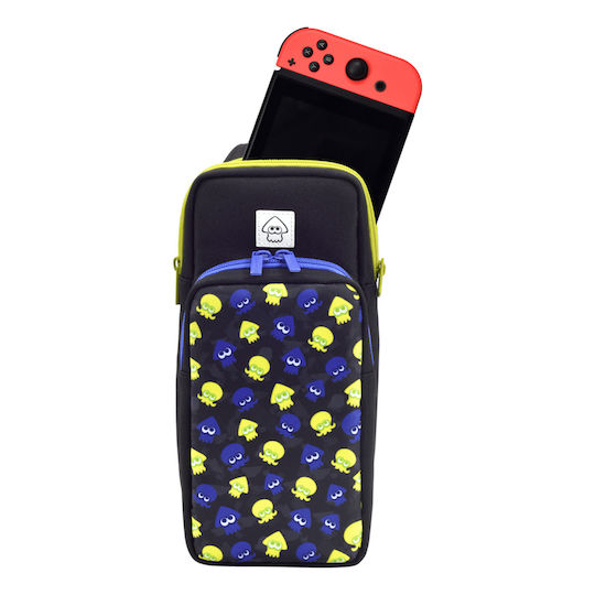 Hori Adventure Pack (Splatoon 3) Текстил Калъф за носене за конзола Превключвател / Превключвател Lite / Превключвател OLED Черен
