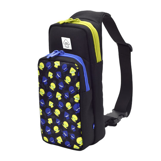 Hori Adventure Pack (Splatoon 3) Текстил Калъф за носене за конзола Превключвател / Превключвател Lite / Превключвател OLED Черен