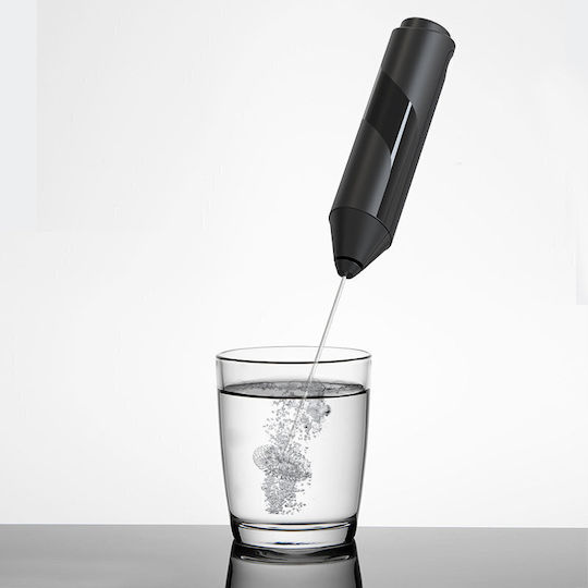 Hoomei Milk Frother Hand Battery Black