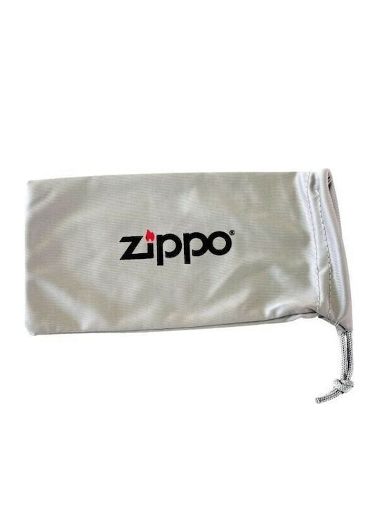Zippo Men's Sunglasses with Brown Tartaruga Plastic Frame and Green Lens OB21-22