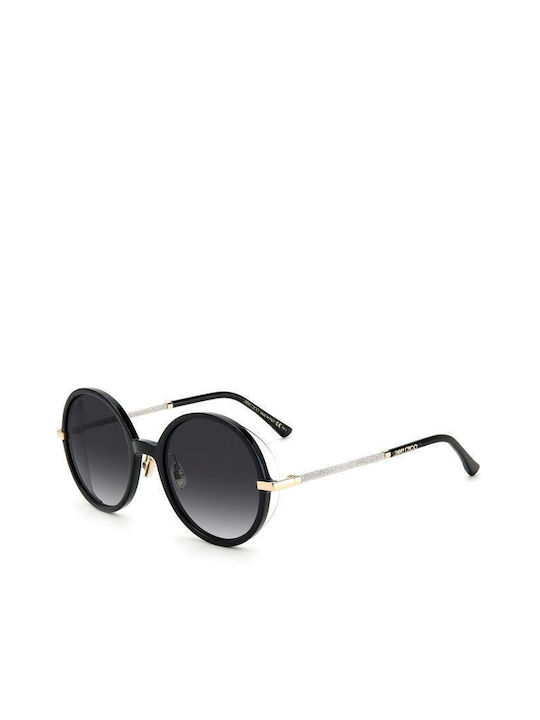 Jimmy Choo Women's Sunglasses with Black Frame and Black Gradient Lens EMA/S 807/9O