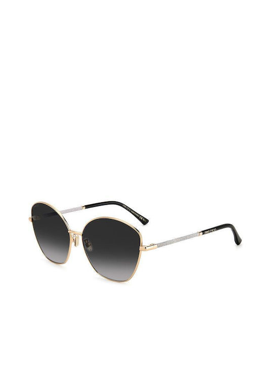 Jimmy Choo Women's Sunglasses with Gold Metal Frame and Gray Gradient Lenses MARILIA/G/SK 2M2/9O