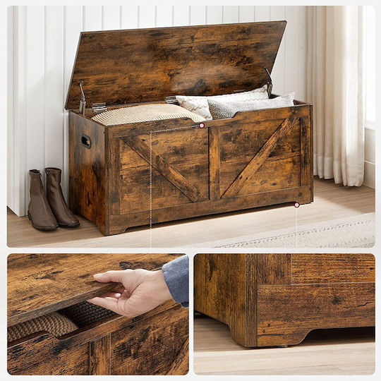 Vasagle Trunchi decorativ Lemn Maro 100x40x46buc