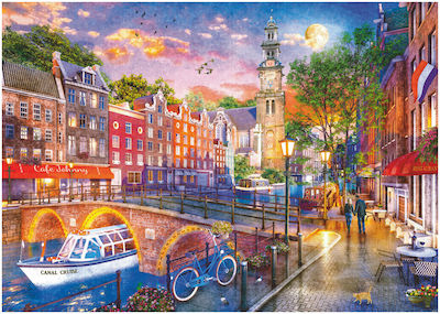 Puzzle Amsterdam 2D 1000 Κομμάτια