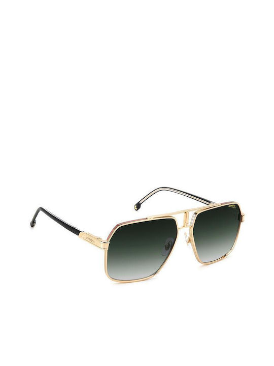 Carrera Carrera Men's Sunglasses with Gold Metal Frame and Green Gradient Lens 1055S W3J/9K