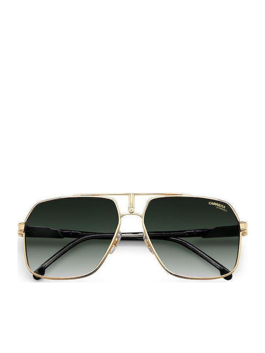 Carrera Men's Sunglasses with Gold Metallic Frame and Grey Gradient Lens 1055S W3J/9K