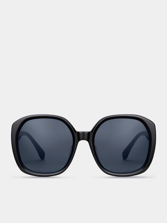 Bolon Damen Sonnenbrille mit Schwarz Kunststoff Gestell und Gray Linse BL3091C10