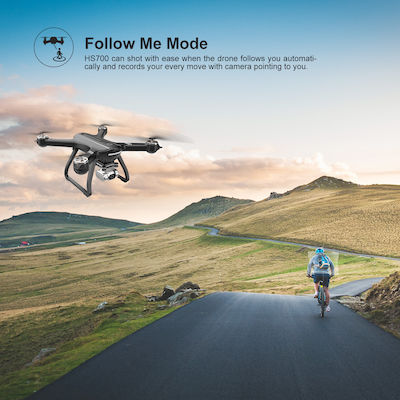 Holy Stone HS700D-4K Drohne 5 GHz mit 4K Kamera und Fernbedienung, Kompatibel mit Smartphone με 2 Μπαταρίες & Θήκη HS700DKIT